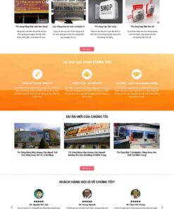 Theme wordpress làm biển quảng cáo