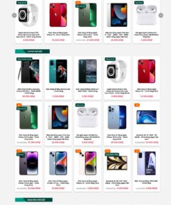 Theme wordpress shop điện thoại hoàng hà mobile 2