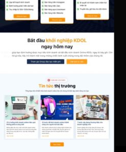 Theme Wordpress khóa học kdol