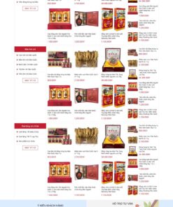 Theme wordpress bán nhân sâm