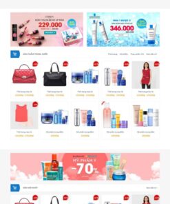 Theme wordpress bán thời trang mỹ phẩm
